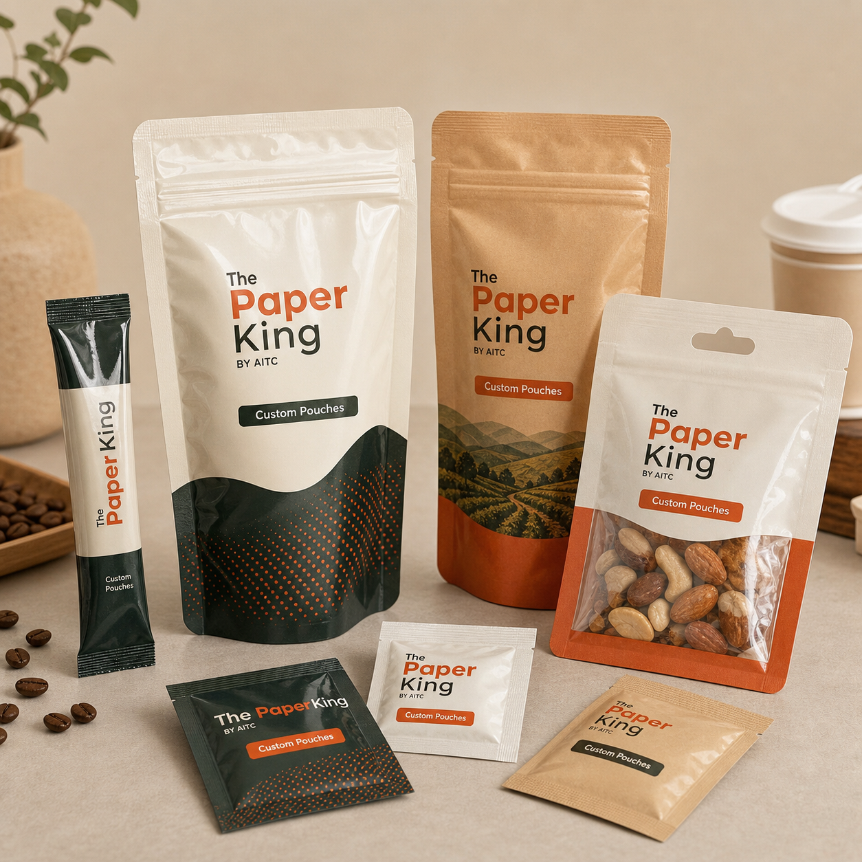 Stick packs and sachet pouch packaging