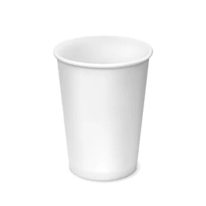 white paper cup