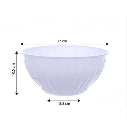 White Plastic Bowl