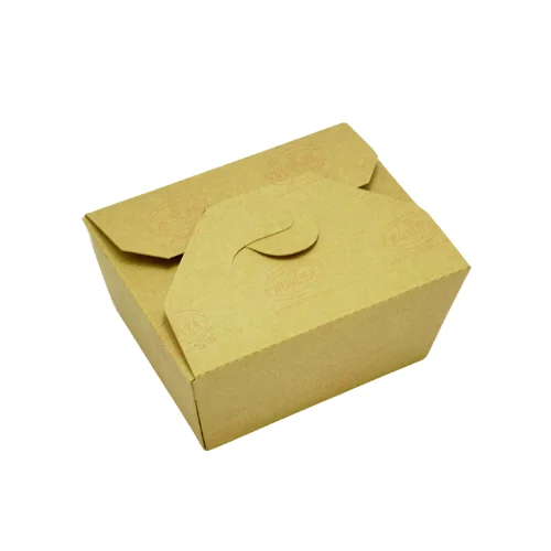 Folded Takeout Box “Kraft”