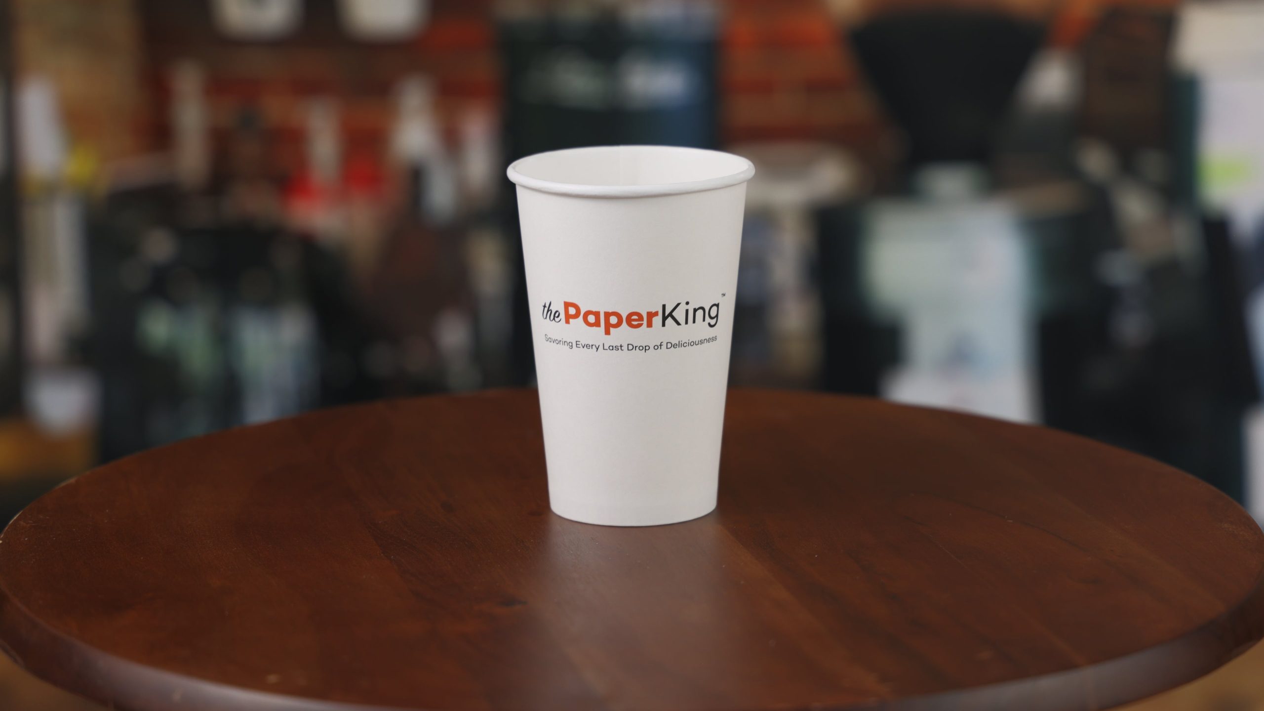 The Paper King custom printed paper cup