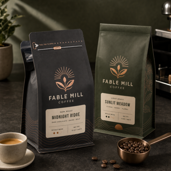 Premium custom coffee bags packaging gallery