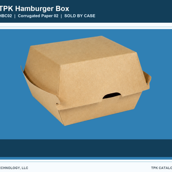 Hamburger Boxes HBC02 retail food container image