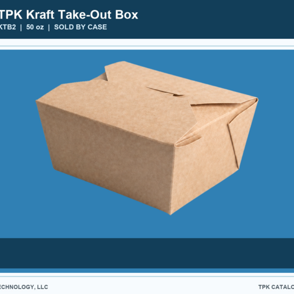 Kraft Take-Out Boxes KTB2 retail food container image