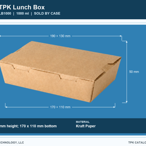 Lunch Boxes LB1000 retail food container image