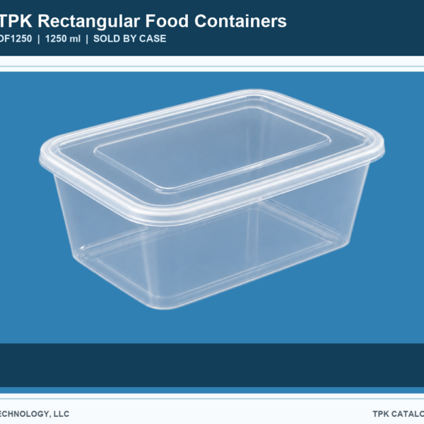 Rectangular Food Containers OF1250 retail food container image